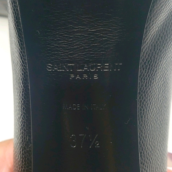 YSL Tribute Tribtoo Black leather platform pumps - Picture 7 of 12